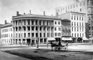 National Hotel, Main and Fitzhugh, 1880