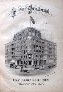 Powers Building Etching