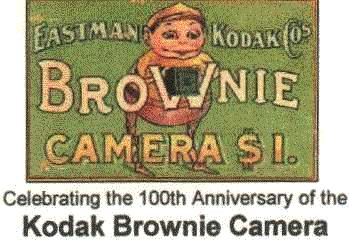 Picture of top of the box that contained the Brownie camera