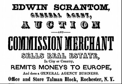 Image of an ad for an auction at Talman Building