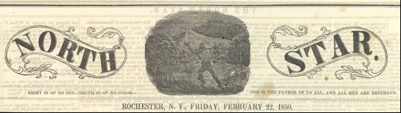 Image of the masthead of later issues of The North Star