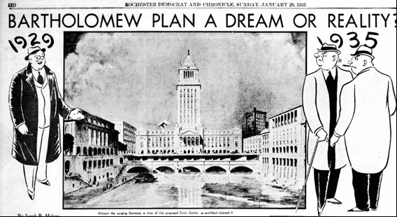 Newspaper clip: Bartholomew Plan a Dream or Reality.