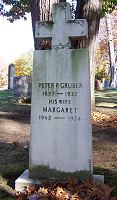 Picture of Rattlesnake Pete's headstone
