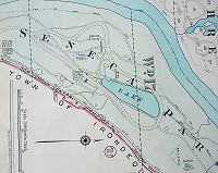 1936 Plat Map of Seneca Park