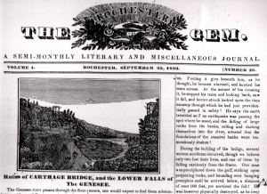 Newspaper headline of the bridge's collapse