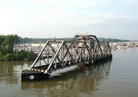 Picture of the swing bridge