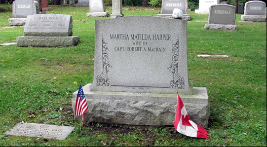 Martha Matilda Harper Gravestone