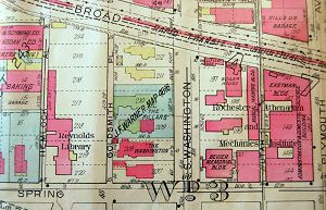 1926 Map Athenaeum Reynolds Library