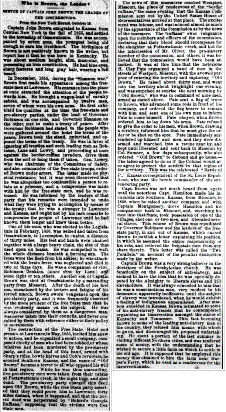 Newspaper article: Who is Brown the Leader