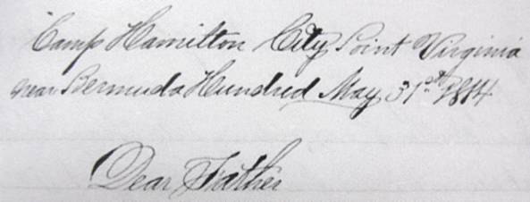 Sample of Charles Remond Douglass' penmanship