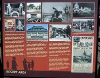 Picture of the sign describing the resort aspects of Charlotte