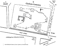 Picture of the cemetary tour map