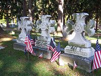 Picture of the O'Rorke cemetary plot