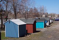 Picture showing some of the sheds