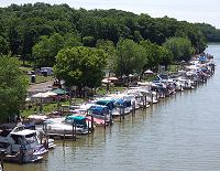 Picture of the boat docks