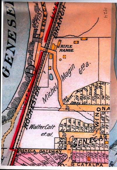1924 Map of Rifle Range