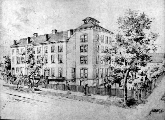 Picture of original campus area