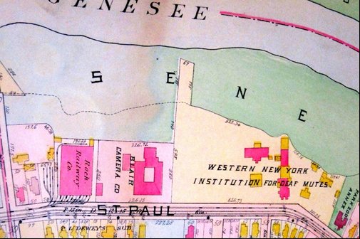1910 Map of Photo Materials Company