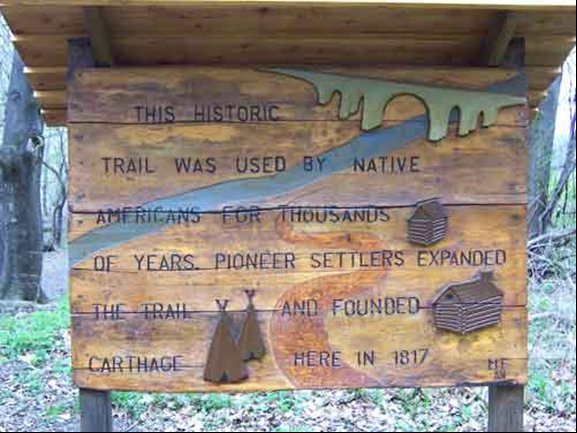 Picture of sign on the west side of Seth Green Drive