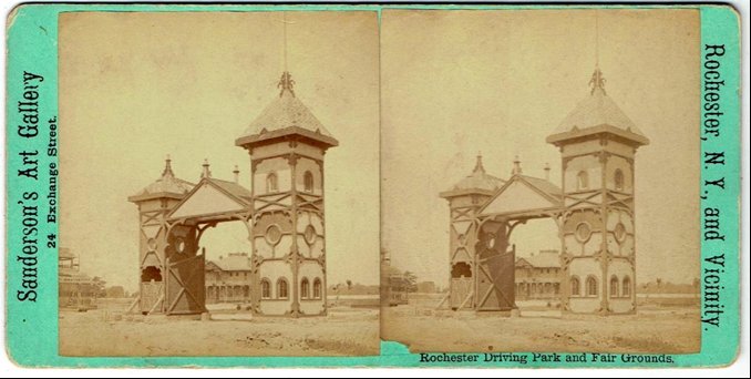 Stereogram of Driving Park Entrance
